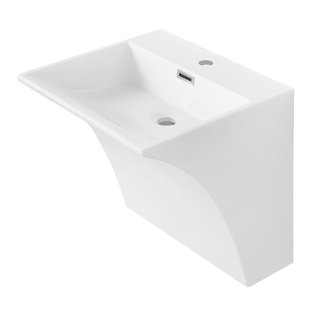 Streamline K-1722-SLSWS-20 Solid Surface Resin Wall Hung Basin Image
