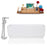 Tub, Faucet, and Tray Set Streamline 67'' Freestanding KH1580-120