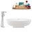 Tub, Faucet and Tray Set Streamline 67" Freestanding KH70-120