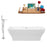 Tub, Faucet and Tray Set Streamline 67" Freestanding KH81-140