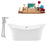 Tub, Faucet and Tray Set Streamline 67" Freestanding KH88-120