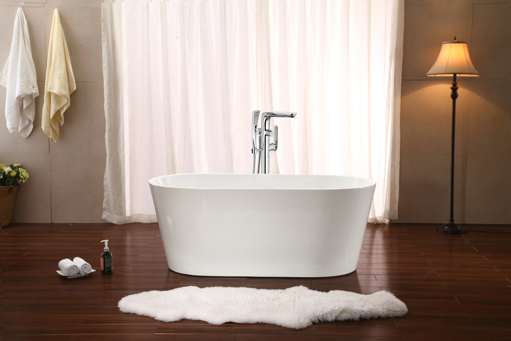 Tub, Faucet and Tray Set Streamline 58" Freestanding MH2180-120