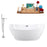 Tub, Faucet and Tray Set Streamline 67" Freestanding MH2360-140