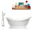 Tub, Faucet and Tray Set Streamline 69" Freestanding MH2380-100