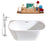 Tub, Faucet and Tray Set Streamline 59" Freestanding MH2420-100