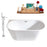 Tub, Faucet and Tray Set Streamline 59" Freestanding MH2420-140