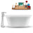 59" Streamline N1560BL-120 Freestanding Tub and Tray with Internal Drain