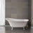 67" Streamline N340WH-GLD Soaking Clawfoot Tub and Tray With External Drain