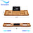 60" Streamline N900BL-CH Clawfoot Tub and Tray With External Drain