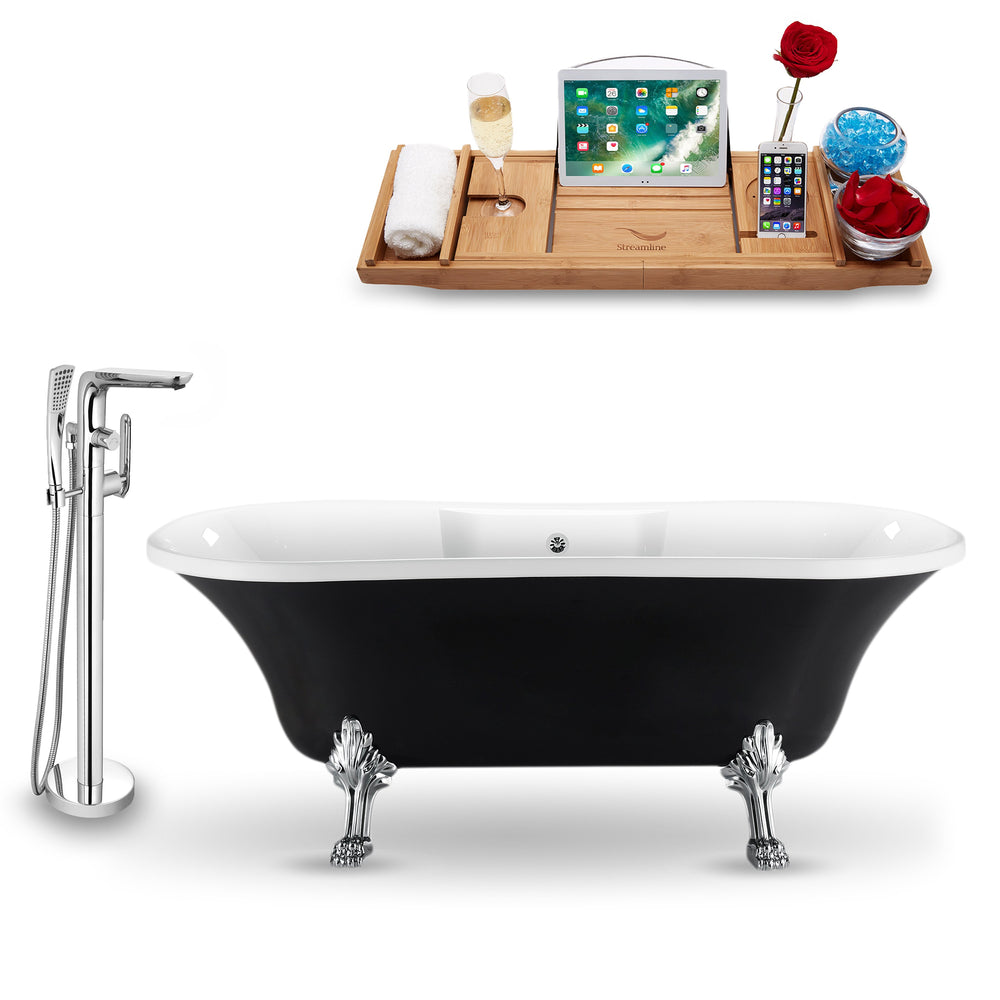 Tub, Faucet and Tray Set Streamline 68