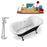 Tub, Faucet and Tray Set Streamline 68" Clawfoot NH103CH-GLD-120
