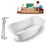 Tub, Faucet and Tray Set Streamline 59" Freestanding NH1060-120
