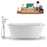 Tub, Faucet and Tray Set Streamline 70" Freestanding NH1220-100