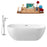 Tub, Faucet and Tray Set Streamline 59" Freestanding NH140-100