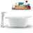 Tub, Faucet and Tray Set Streamline 61" Freestanding NH1520-120
