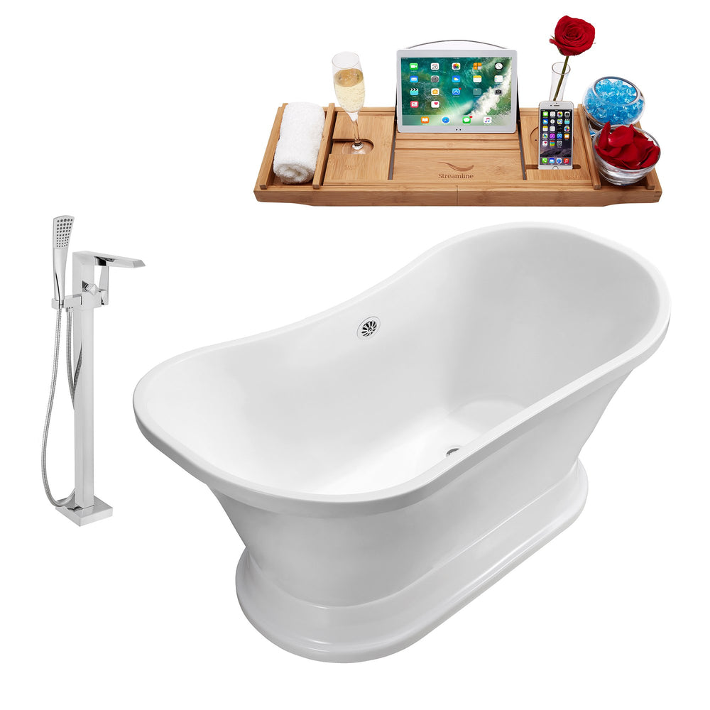 Tub, Faucet and Tray Set Streamline 60