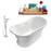 Tub, Faucet and Tray Set Streamline 60" Freestanding NH200GLD-100