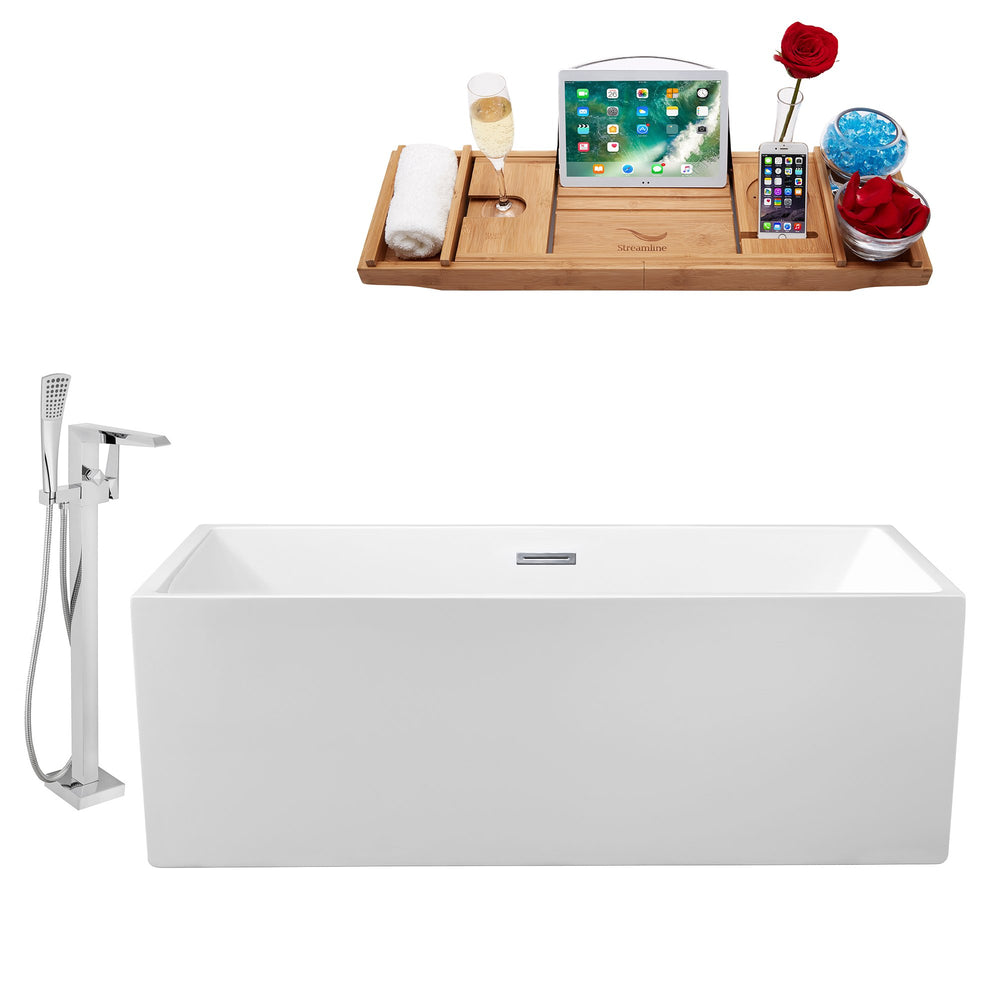 Tub, Faucet and Tray Set Streamline 66