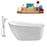 Tub, Faucet and Tray Set Streamline 67" Freestanding NH281-100