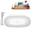 Tub, Faucet and Tray Set Streamline 59" Freestanding NH300-120