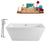 Tub, Faucet and Tray Set Streamline 60" Freestanding NH320-120