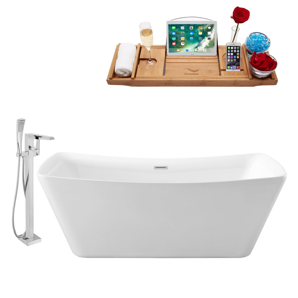 Tub, Faucet and Tray Set Streamline 70