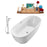Tub, Faucet and Tray Set Streamline 59" Freestanding NH560-100