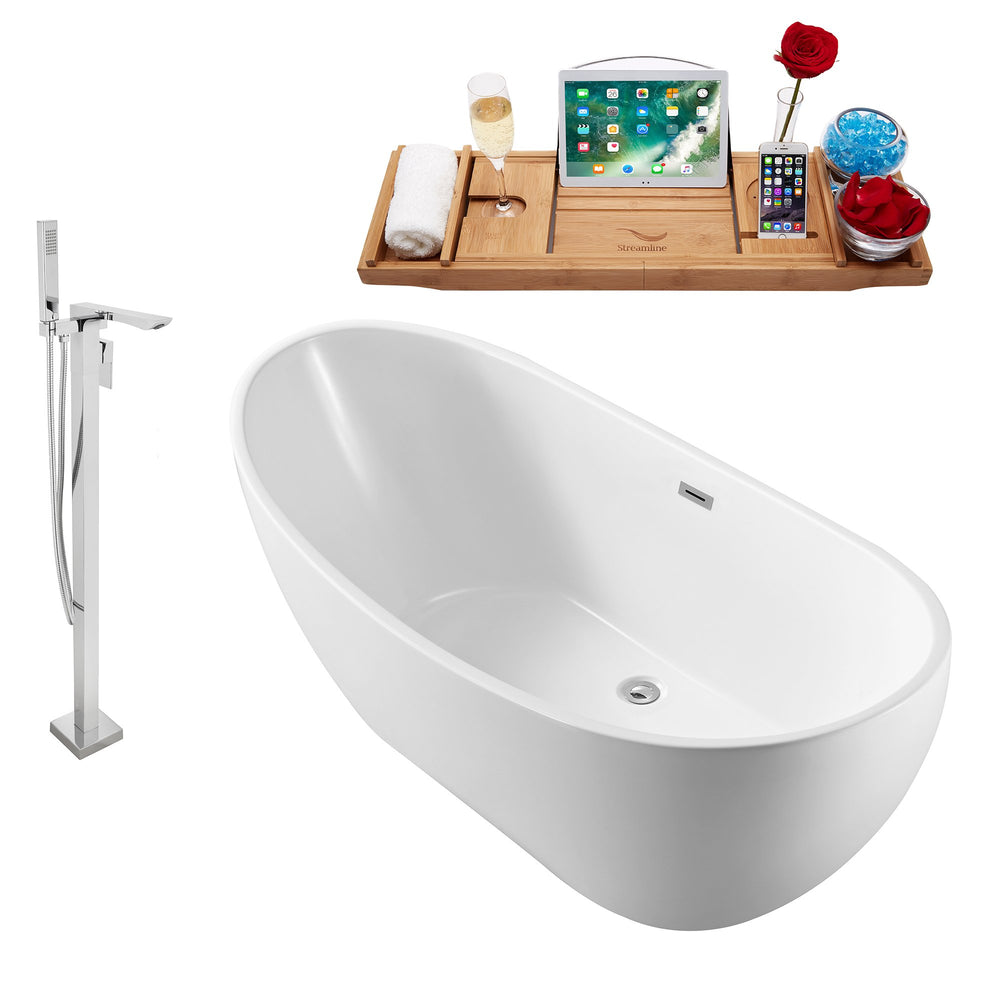 Tub, Faucet and Tray Set Streamline 66