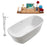 Tub, Faucet and Tray Set Streamline 59" Freestanding NH660-140