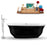 Tub, Faucet and Tray Set Streamline 67" Freestanding NH663-140