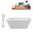 Tub, Faucet and Tray Set Streamline 59" Freestanding NH680-100