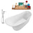 Tub, Faucet and Tray Set Streamline 63" Freestanding NH821-100