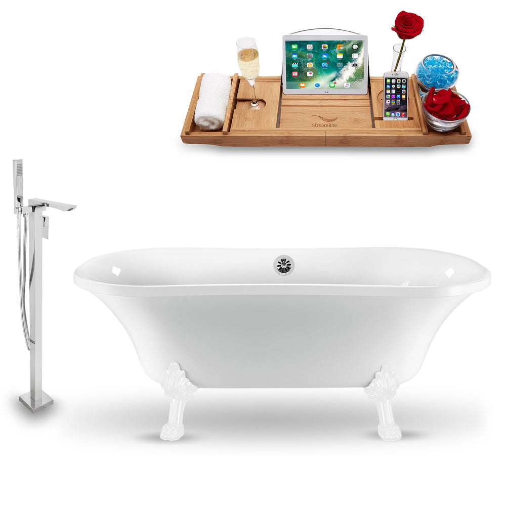 Tub, Faucet and Tray Set Streamline 68