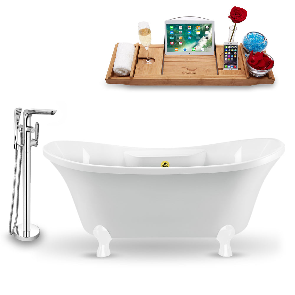 Tub, Faucet and Tray Set Streamline 60