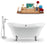 Tub, Faucet and Tray Set Streamline 60" Clawfoot NH920CH-CH-100