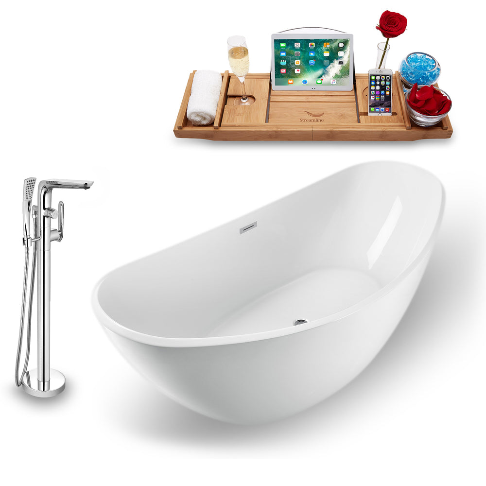 Tub, Faucet and Tray Set Streamline 75