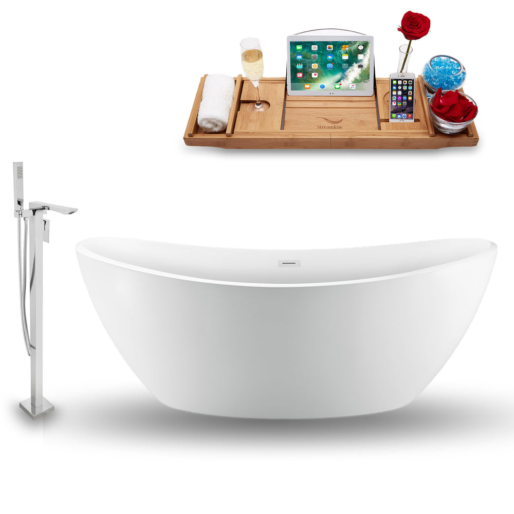 Tub, Faucet and Tray Set Streamline 75