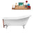 67" Cast Iron R5220CH-ORB Soaking Clawfoot Tub and Tray with External Drain