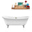 71" Cast Iron R5240CH-BNK Soaking Clawfoot Tub and Tray with External Drain