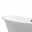 71" Cast Iron R5300BNK Soaking freestanding Tub and Tray with External Drain