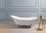 67" Cast Iron R5420CH-CH Soaking Clawfoot Tub and Tray with External Drain