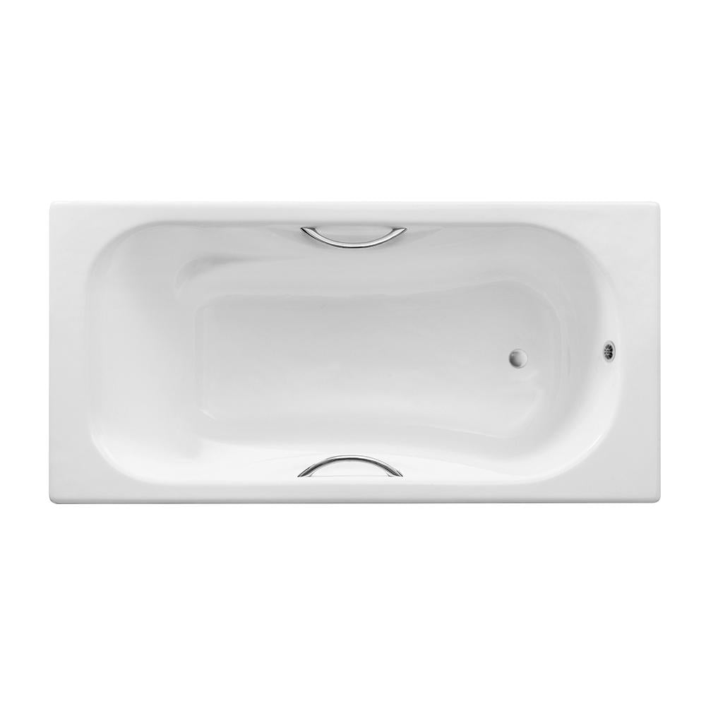 63'' Streamline Cast Iron R5581CH Drop In Bathtub With External Drain Image