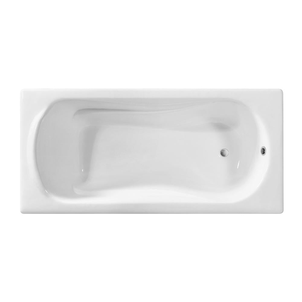 59'' Streamline Cast Iron R5620CH Drop In Bathtub With External Drain Image