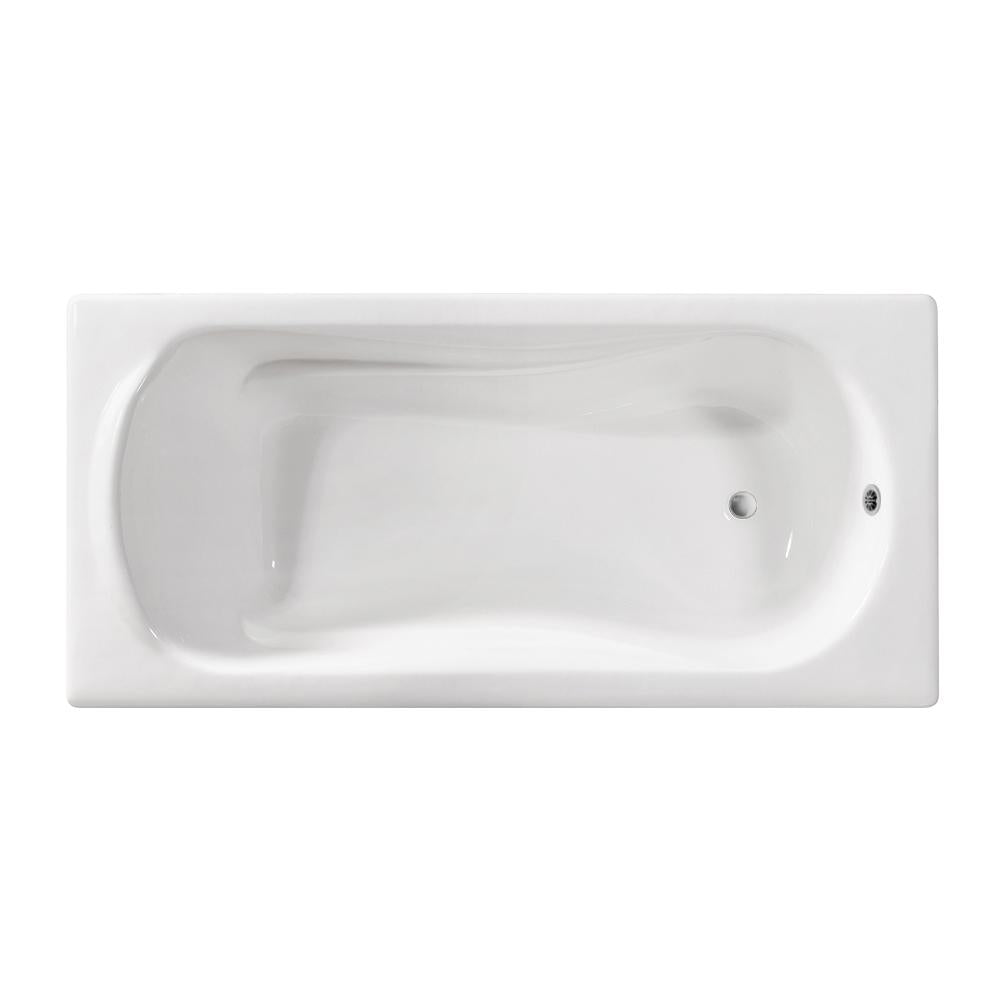 71'' Streamline Cast Iron R5622CH Drop In Bathtub With External Drain Image