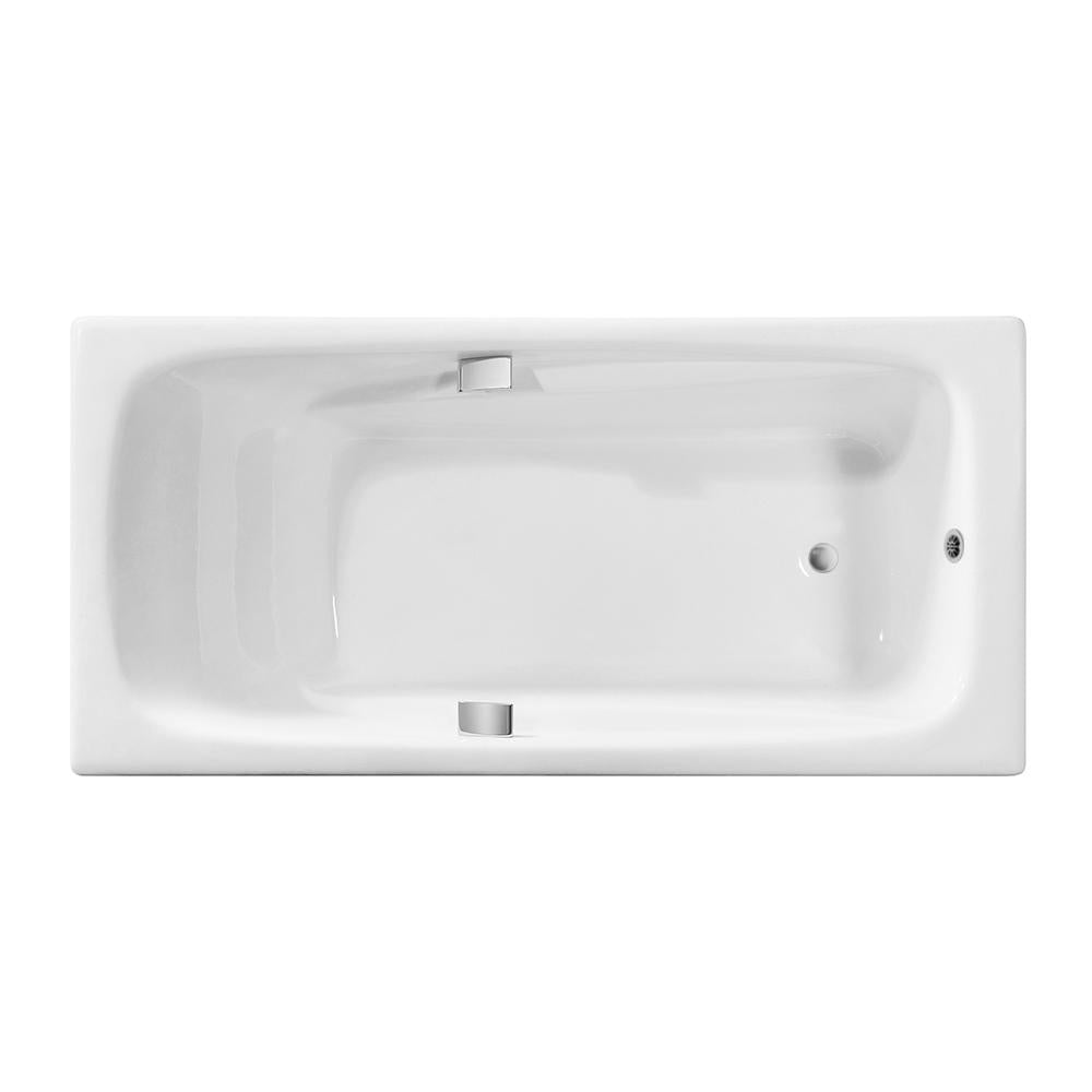 67'' Streamline Cast Iron R5640CH Drop In Bathtub With External Drain Image