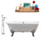 Cast Iron Tub, Faucet and Tray Set 69" RH5001CH-CH-100