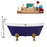 Cast Iron Tub, Faucet and Tray Set 67" RH5060GLD-GLD-100