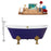 Cast Iron Tub, Faucet and Tray Set 67" RH5060GLD-GLD-140