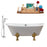 Cast Iron Tub, Faucet and Tray Set 67" RH5061GLD-CH-100