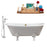 Cast Iron Tub, Faucet and Tray Set 67" RH5061WH-GLD-100